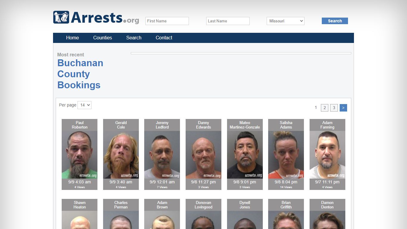 Buchanan County Arrests and Inmate Search